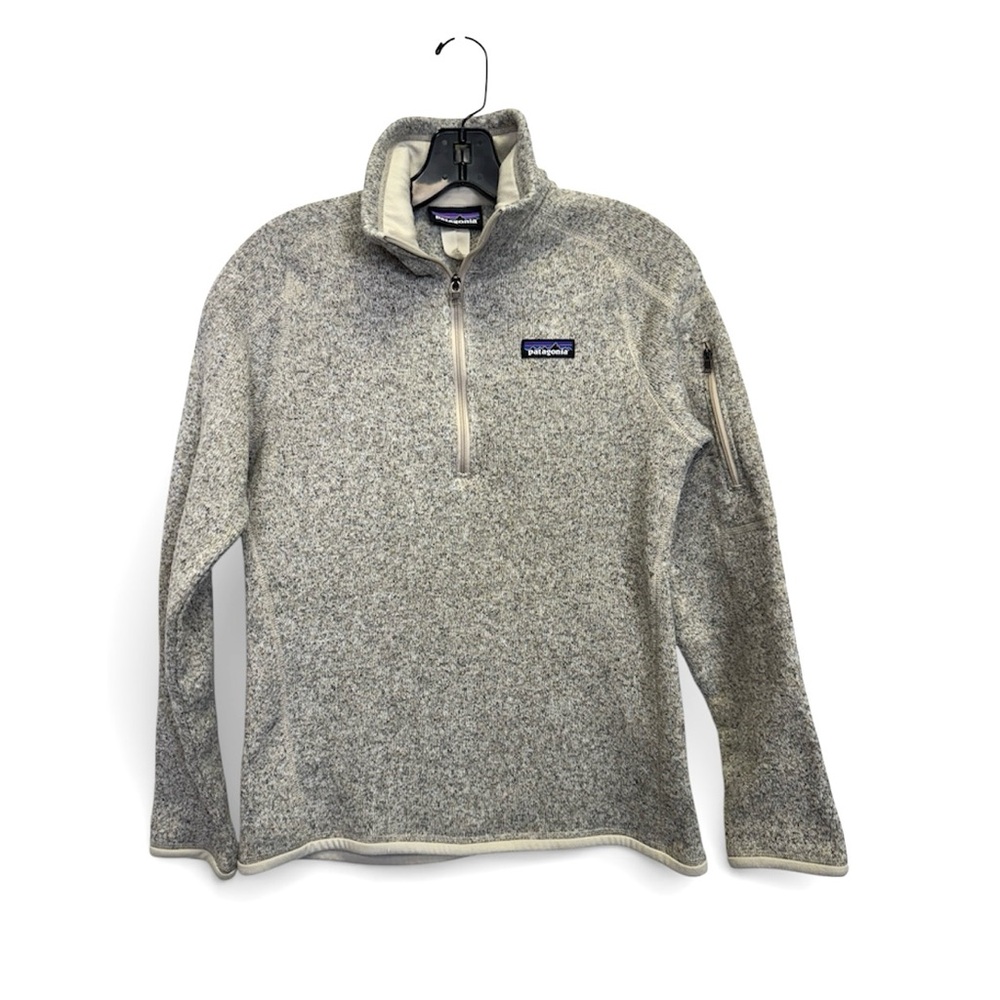 Patagonia Women’s Better Sweater 1/4 Zip-Up Fleece in Oatmeal Small